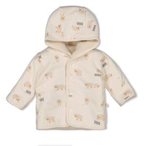 SLEEPY SHEEPY - Keepsake Reversible Teddy Jacket with Hood